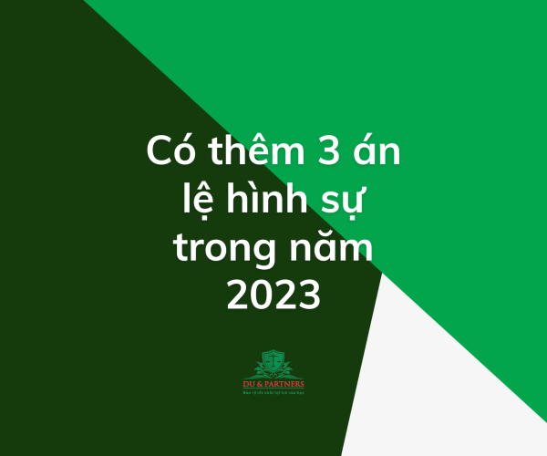 Có thêm 3 án lệ hình sự trong năm 2023