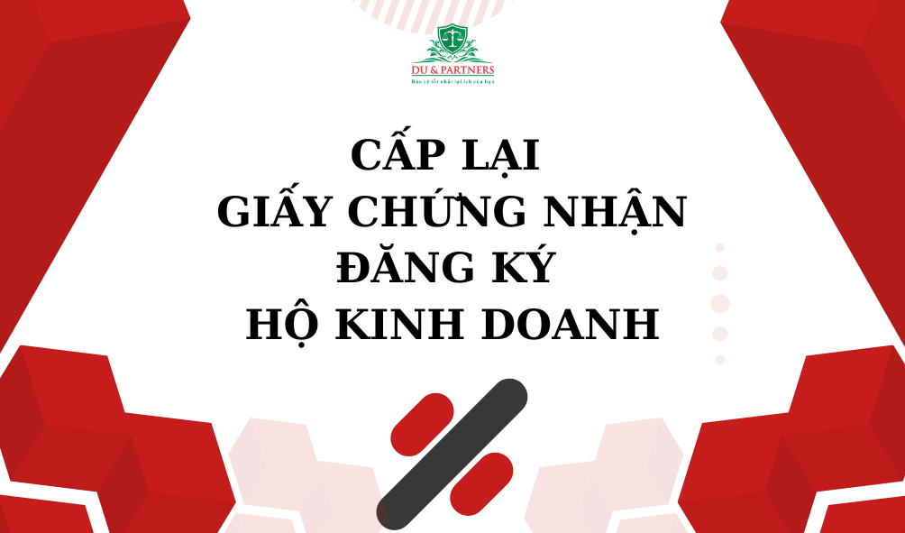 Cấp lại Giấy chứng nhận đăng ký hộ kinh doanh