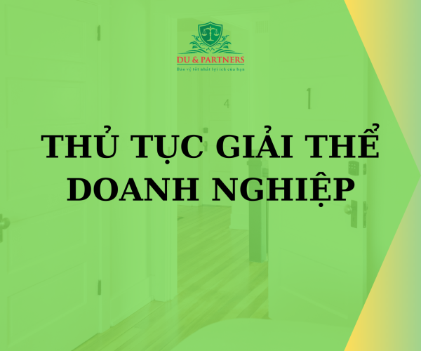 Thủ tục giải thể đối với công ty cổ phần
