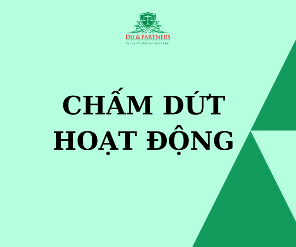 Thủ tục đăng ký chấm dứt hoạt động hộ kinh doanh