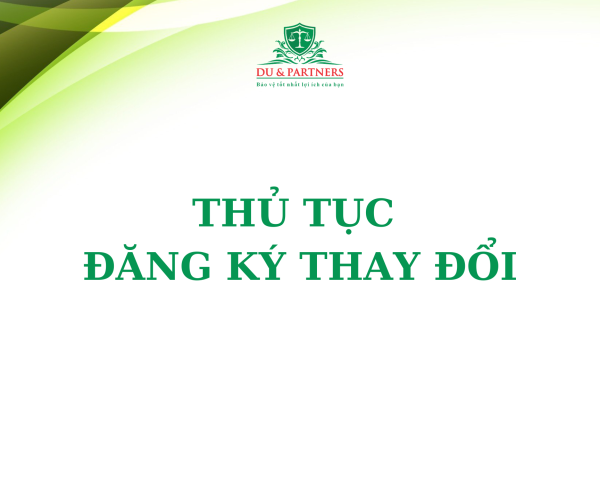 Thủ tục đăng ký thay đổi nội dung đăng ký hộ kinh doanh