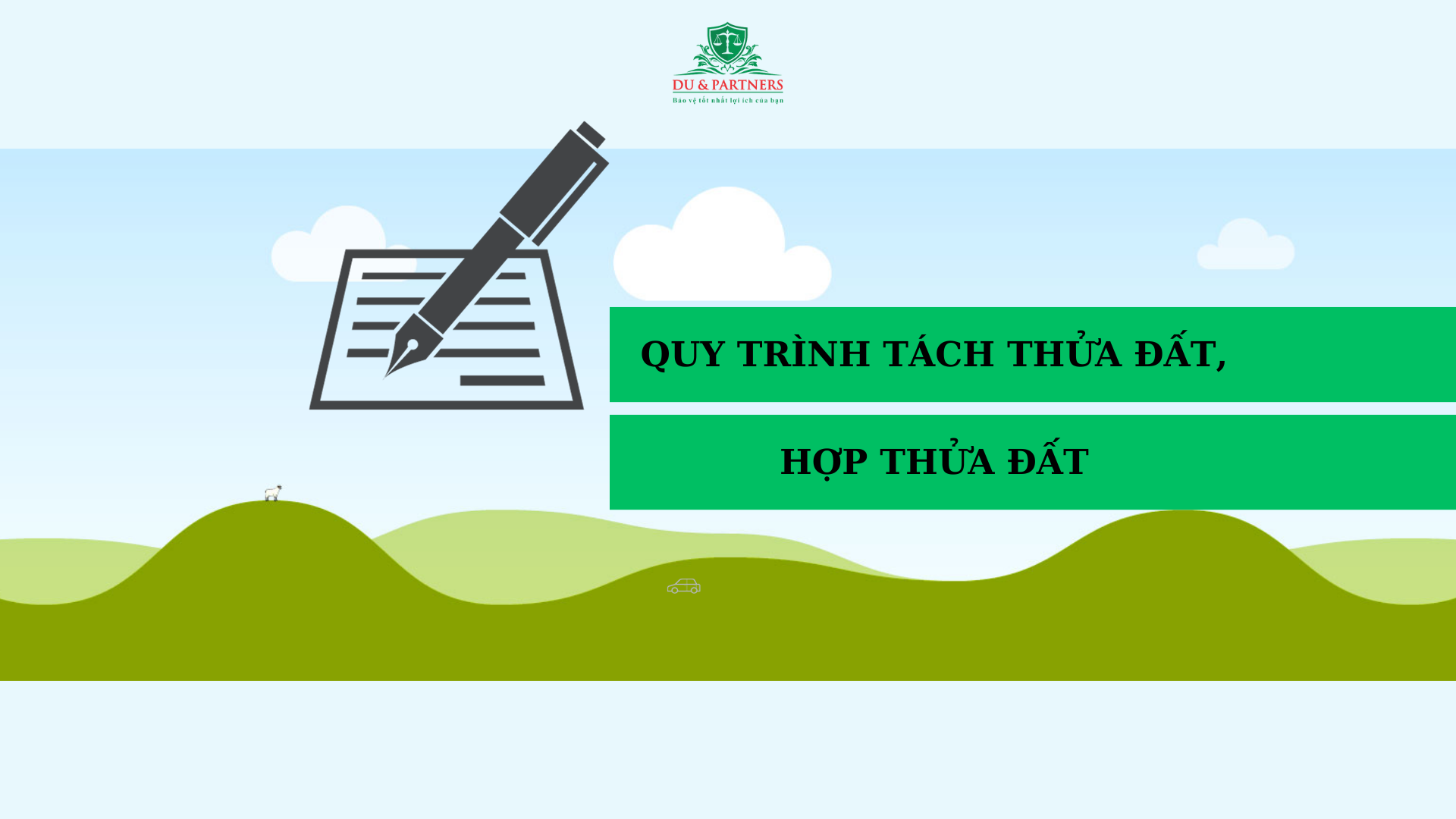 Quy trình tách thửa đất, hợp thửa đất
