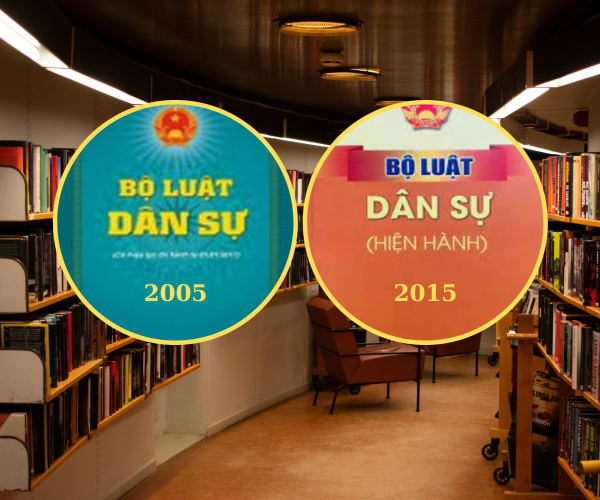 So sánh quy định giữa Bộ luật Dân sự năm 2005 và Bộ luật Dân sự năm 2015